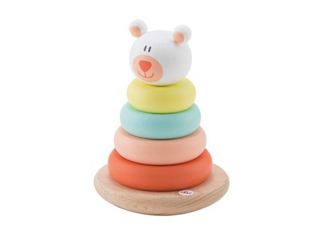 Stacking magnetic toy outlet