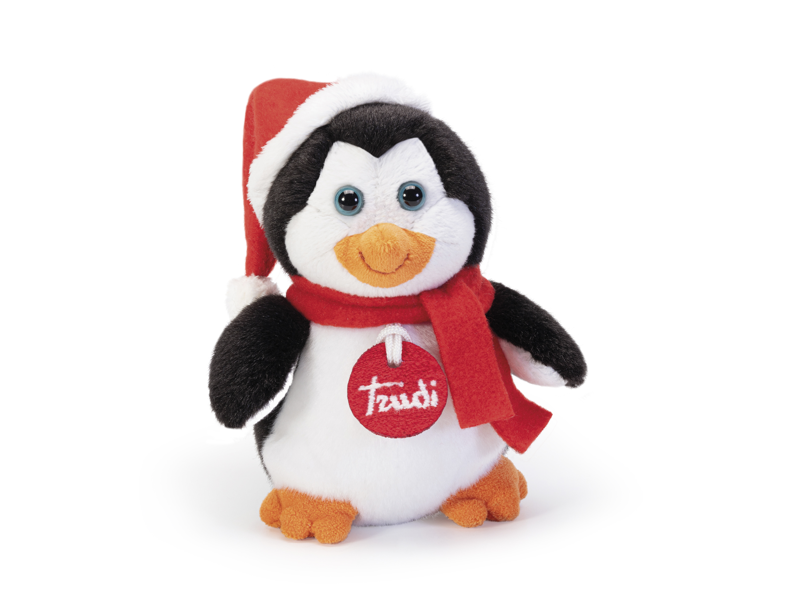 Trudino Pinguino di Natale con tana Trudi