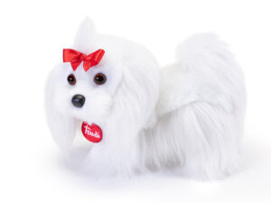 maltese bianco peluche cane trudi