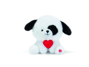 cane cuore rosso