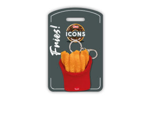 patatine fritte chips portachiavi trudi icons