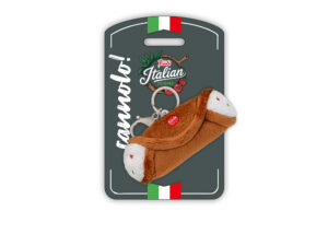 cannolo siciliano portachiavi icons trudi