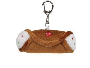 cannolo siciliano portachiavi peluche trudi